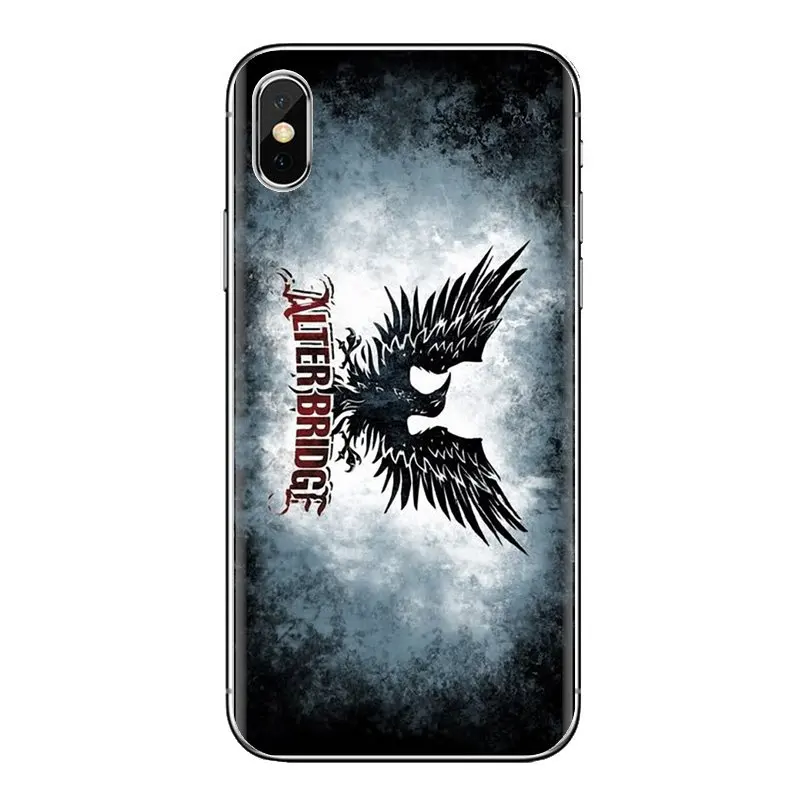 Силиконовые чехлы-накладки футболка с Alter Bridge ворона рок тяжелые логотип для Samsung
