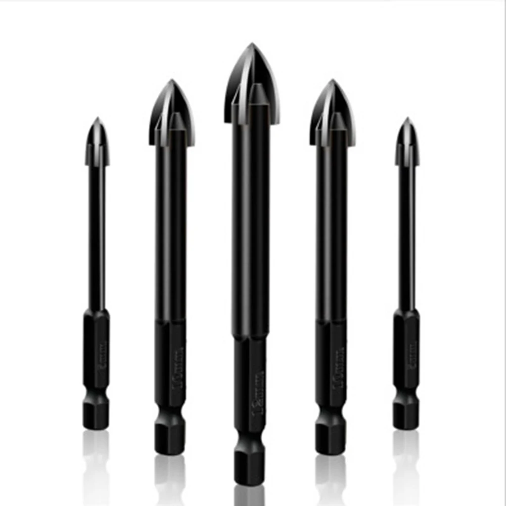 

Сверла из карбида вольфрама для керамической плитки, бетона, кирпичной стены, стекла J8, 6 шт.