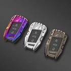 Чехол для автомобильного ключа с дистанционным управлением Mecha, чехол-держатель, оболочка для Volkswagen VW Magotan Passat B8 Golf, для Skoda Superb A7, аксессуары