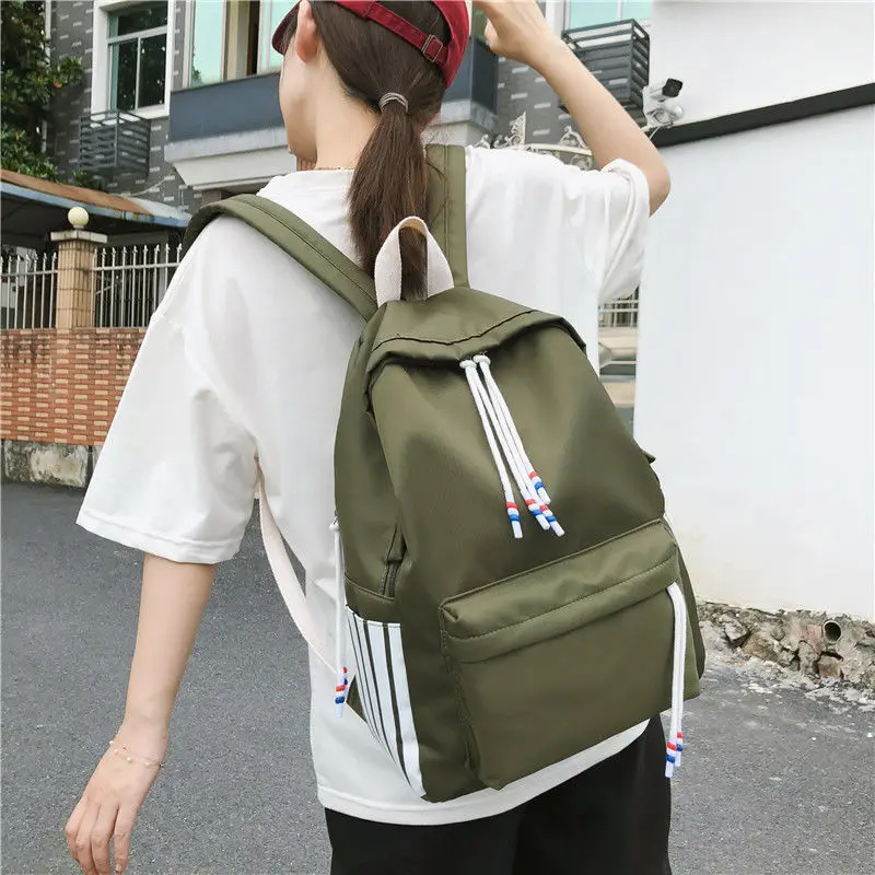 Рюкзак для девочек-подростков легкий нейлоновый красный 2020 | Багаж и сумки