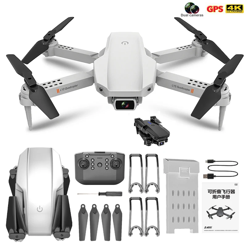 

L703 Folding Drone 4K HD Wide Angle Camera WiFi Fpv Aerial Photography Remote Control Aircraft 4K Dual Camera Quadcopter Drone