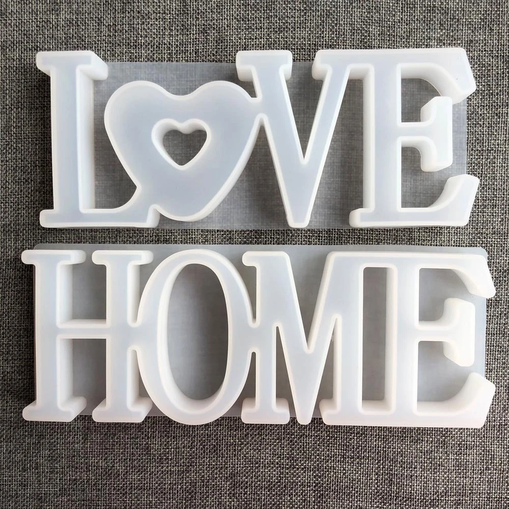 DIY LOVE &amp HOME Знак Кристалл эпоксидная Форма Подвеска ручной работы буквы форма
