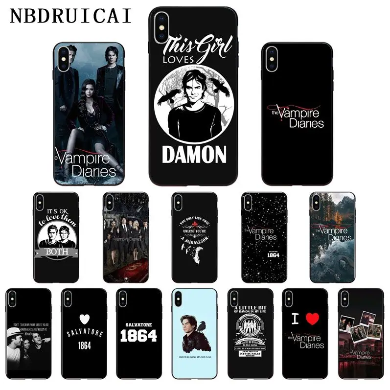 Дневники вампира Стефан Деймон Сальваторе силиконовый чехол для телефона iPhone 11