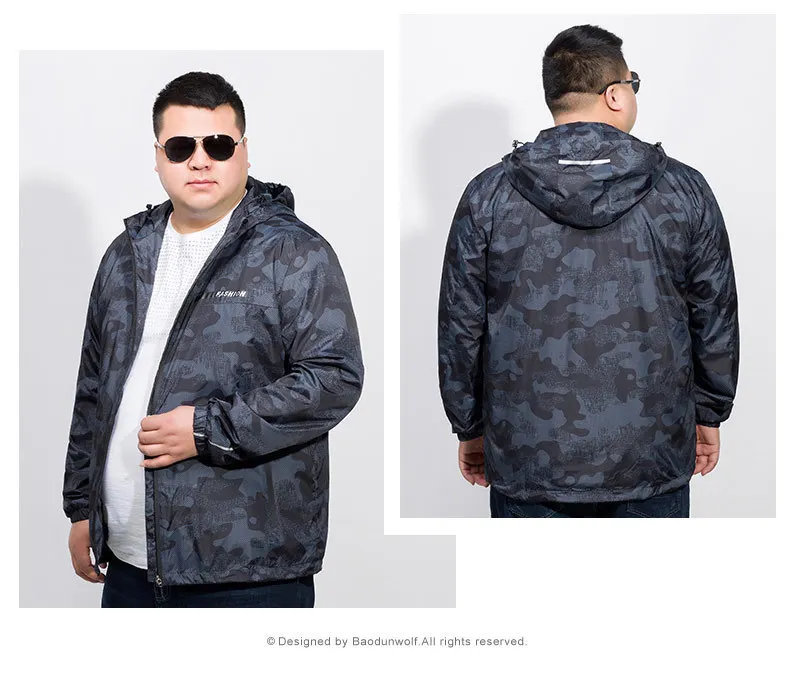 Плюс 10XL 8XL 6XL 5XL новая ультра тонкая куртка мужская брендовая одежда светильник