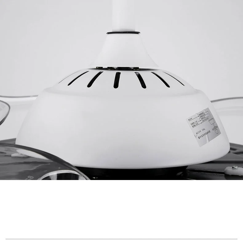 42 дюймовый современный Невидимый потолочный светильник с акриловыми листьями 36