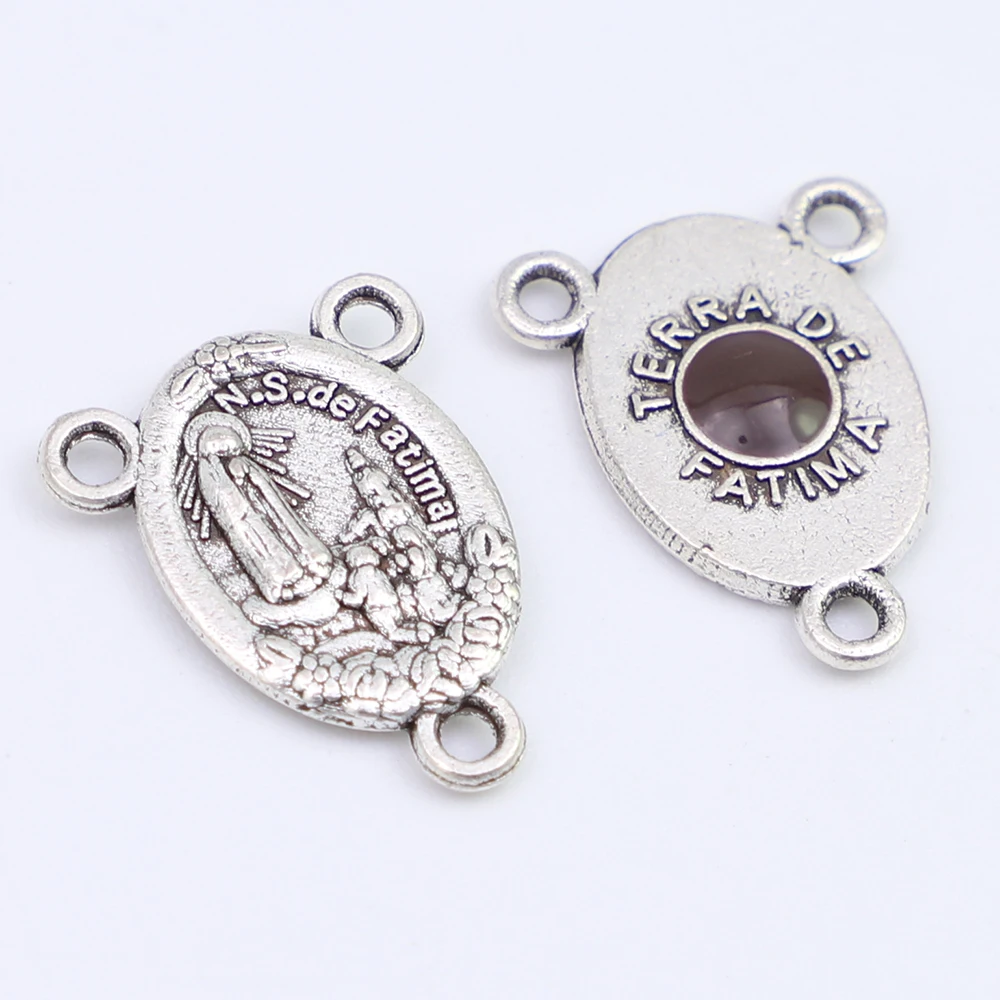 100 шт. центральные части Розария католическая леди Фатимы|rosary center piece|rosary centerscatholic