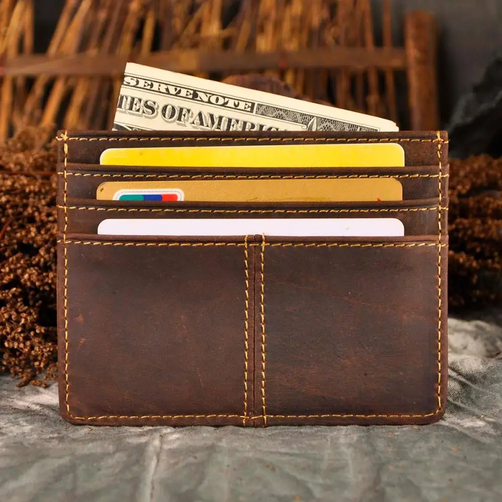 Новый модный мужской кожаный чехол унисекс высокого качества с держателем для