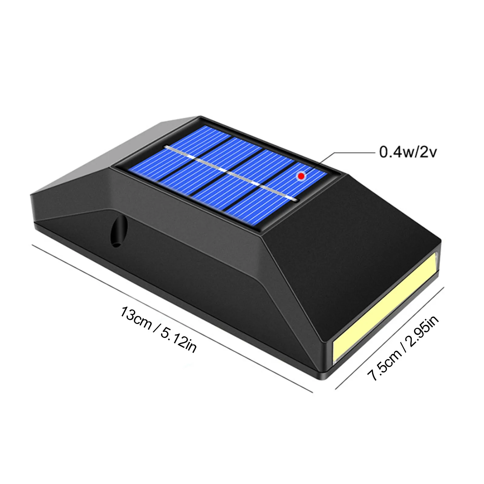 

2pcs Solar Wall Mounted Led Lights Outdoor Waterproof And Durable Light Sensor Lamp Garden Route Fenced Yard Terrace Lights#W