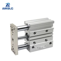mgpm bore 12 16 20mm stroke 10 150mm compact guide cylinder thin three axis air pneumatic cylinder with guide rod mgpm12 30z