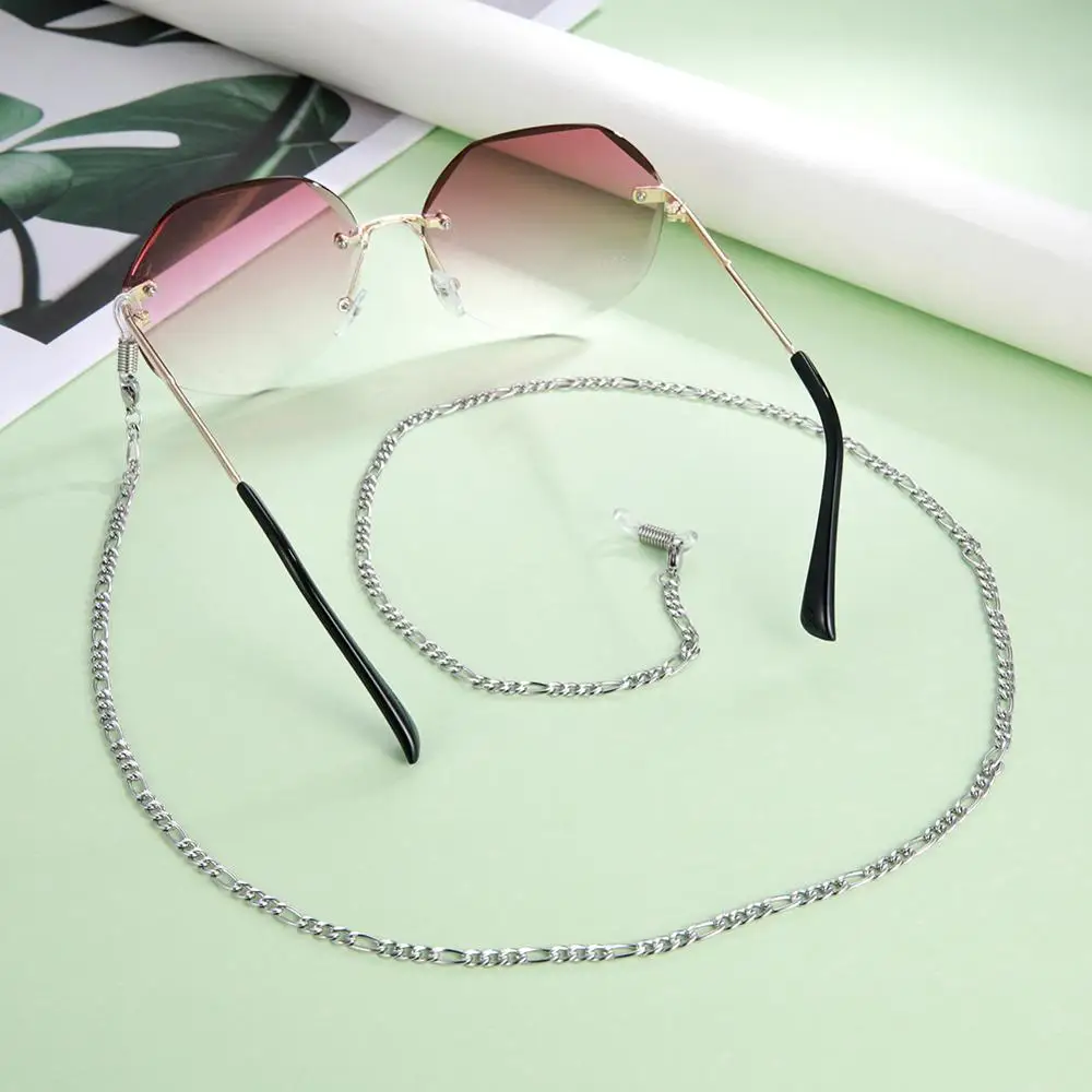 Skyrim Figaro Chain for Glasses Lanyard Stainless Steel Gold Color Sunglasses Chains Eyewear Cord Eyeglass Strap Women Men | Аксессуары