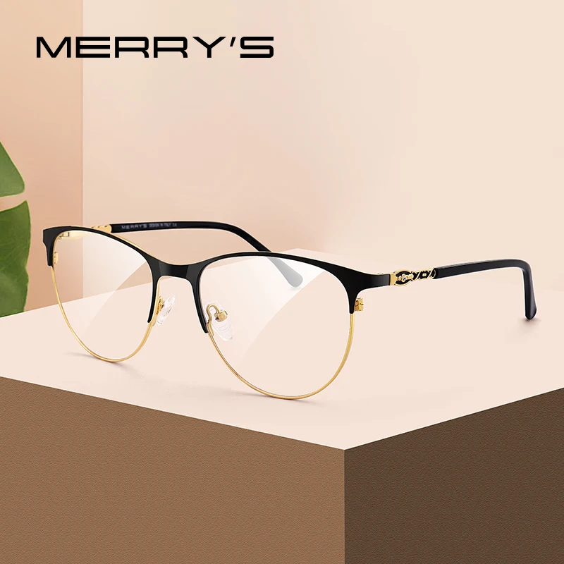 MERRYS DESIGN Женские Ретро оправа для очков в стиле кошачьи глаза женские модные очки