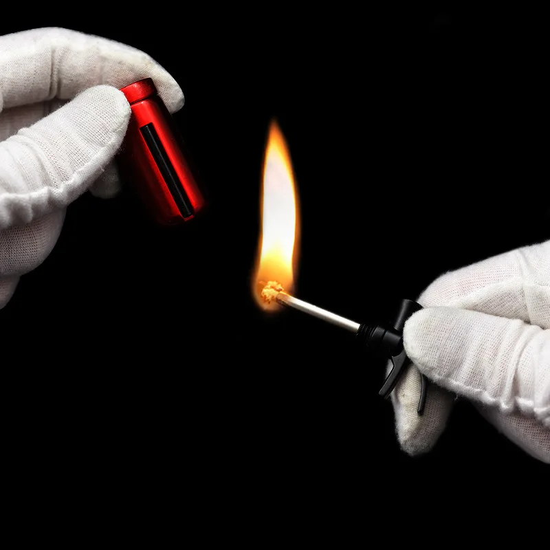 Перманентная Оригинальная зажигалка в форме огнетушителя металлическая