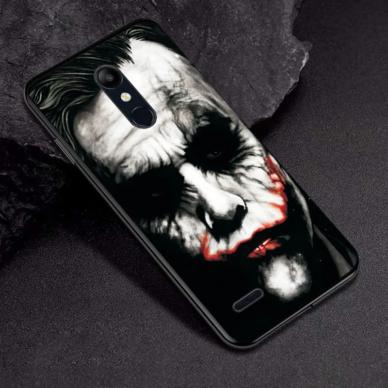 Cute Fashion Phone Case For LG K8 K7 K4 Black TPU Back Cover For LG K8 K10 K40 Case Bumper For LG K12 Plus LG X4 - Цвет: TPUBLK535