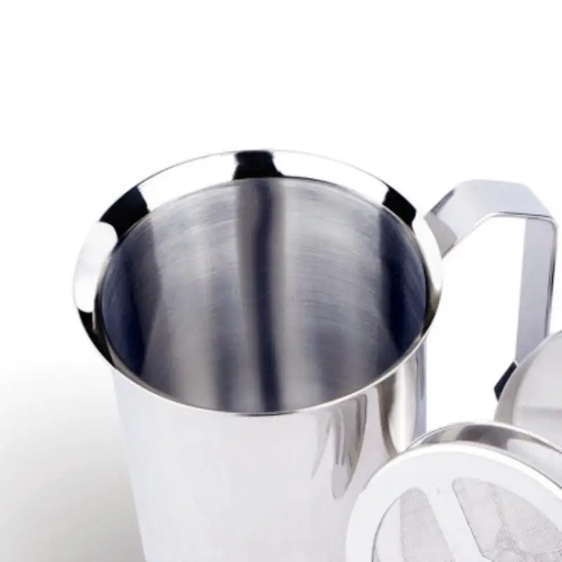 

Milk Frother Cappuccino 304 Stainless Steel Manual Milk Frother