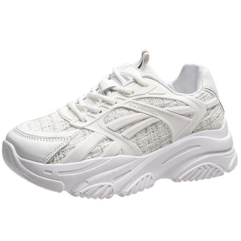 

New large size sports women's shoes spring autumn fashion womens casual shoes women platform sneakers breathable running loafers