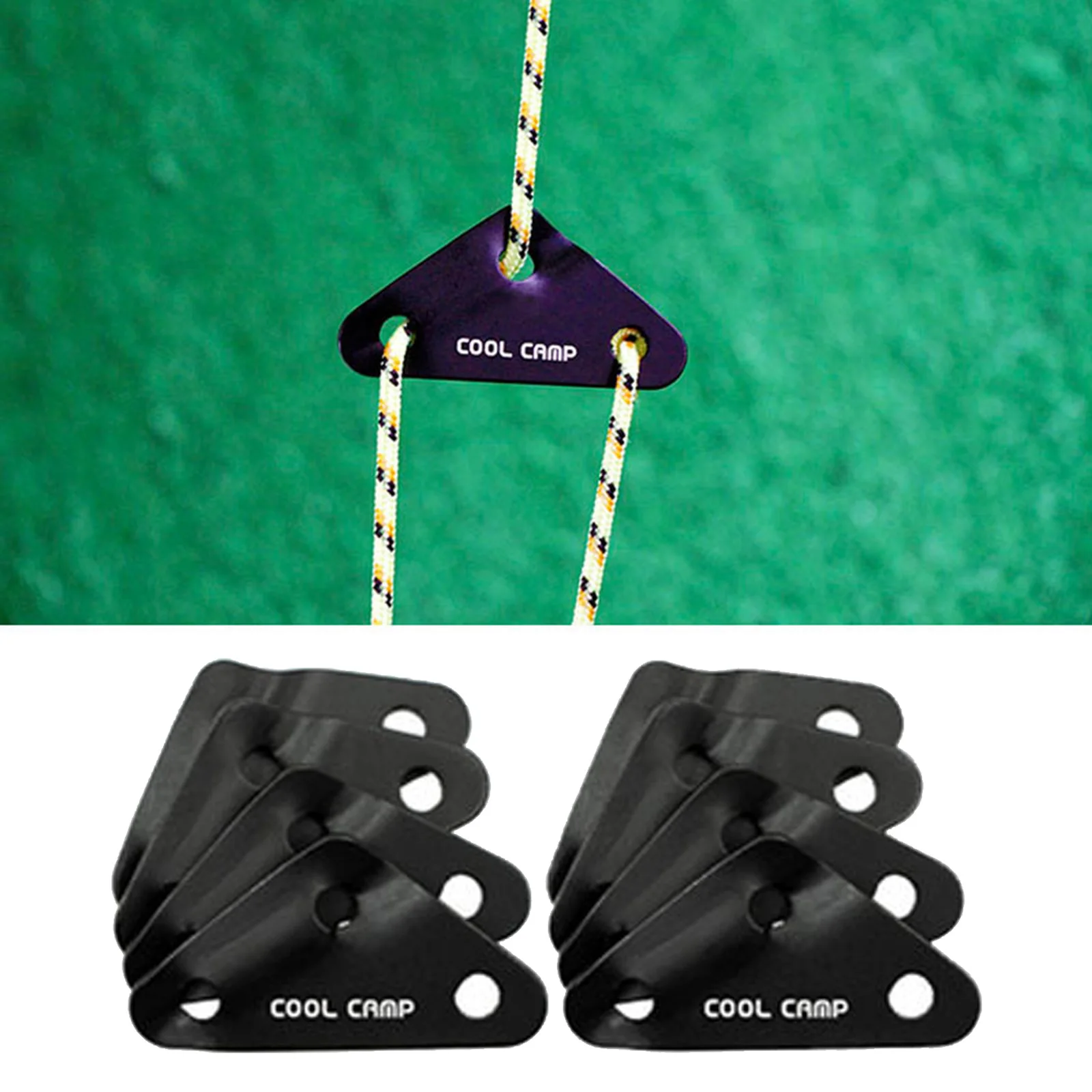 

Комплект из 8 регулирующих линий для натяжения палатки, пешего туризма, походов