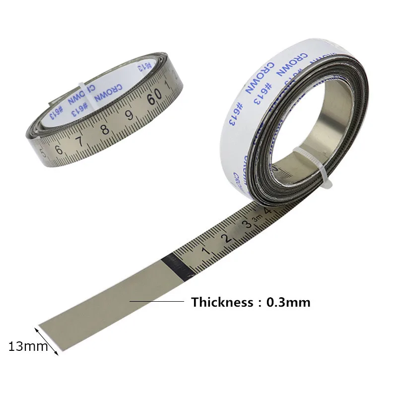 Самоклеящаяся лента для торцовочной пилы измерительная подложка из стали дерева