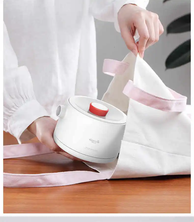 Foldable Electric Kettle 0.6L Folding Water Smart Flask Pot Auto Power-Off Protection Teapot For Travel From xiaomiyoupin | Бытовая
