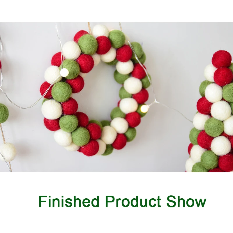 100 шт. 20 мм шерстяными шариками Семья собственными руками Сделай Сам ремесла