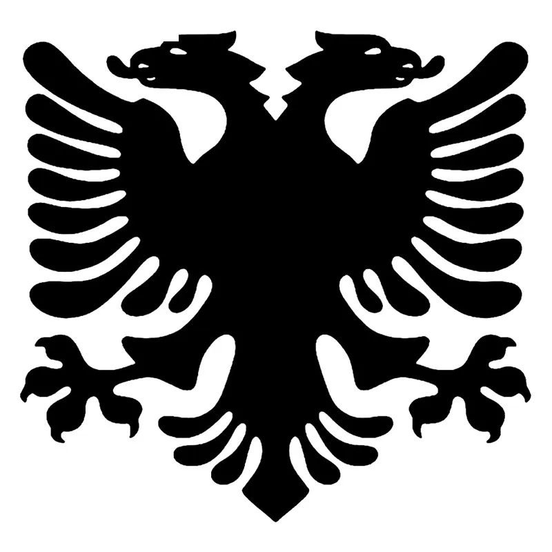 

Creative Albanian Eagle Car Sticker Styling Fashion Waterproof Cover Scratches for Bumper Window Windshield Decoration KK15*15cm