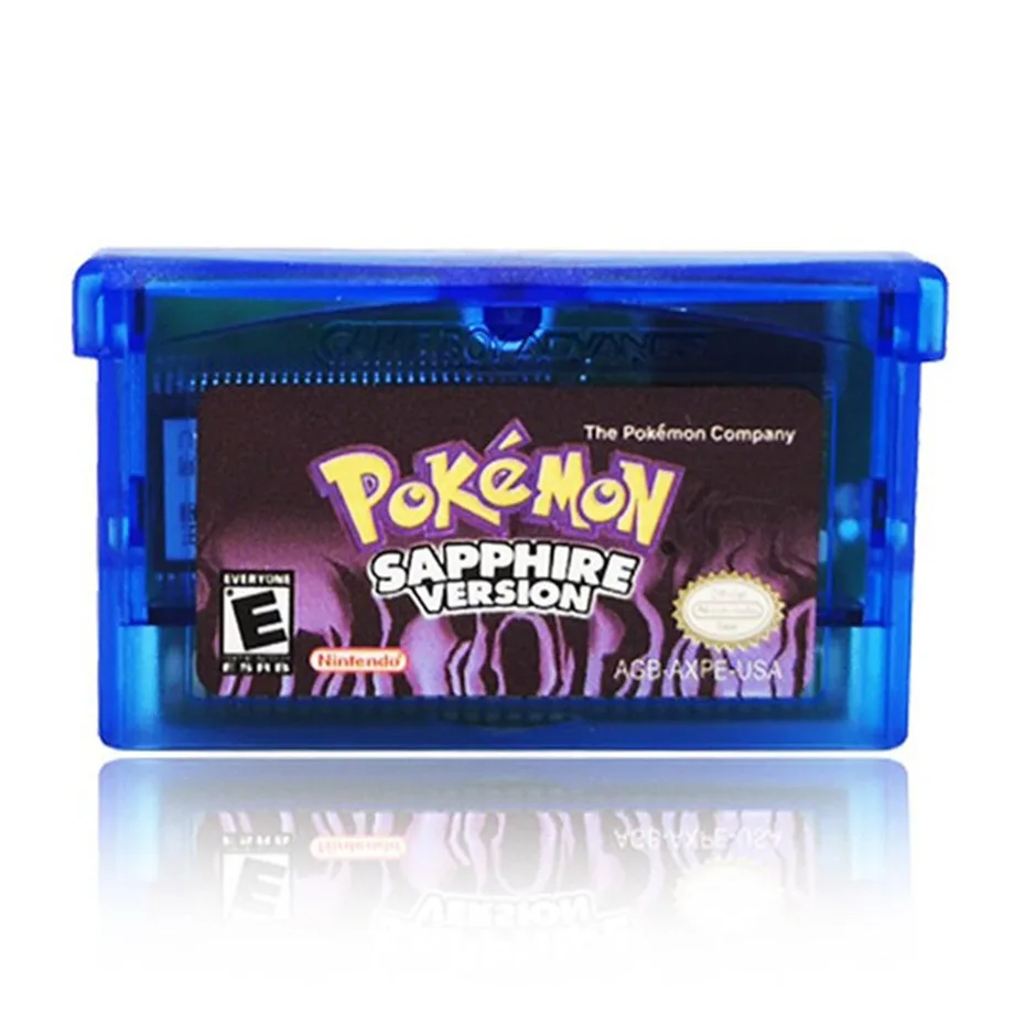 32 бит видео игровая консоль карты для Nintendo GBA Покемон серии с двойным остеклением