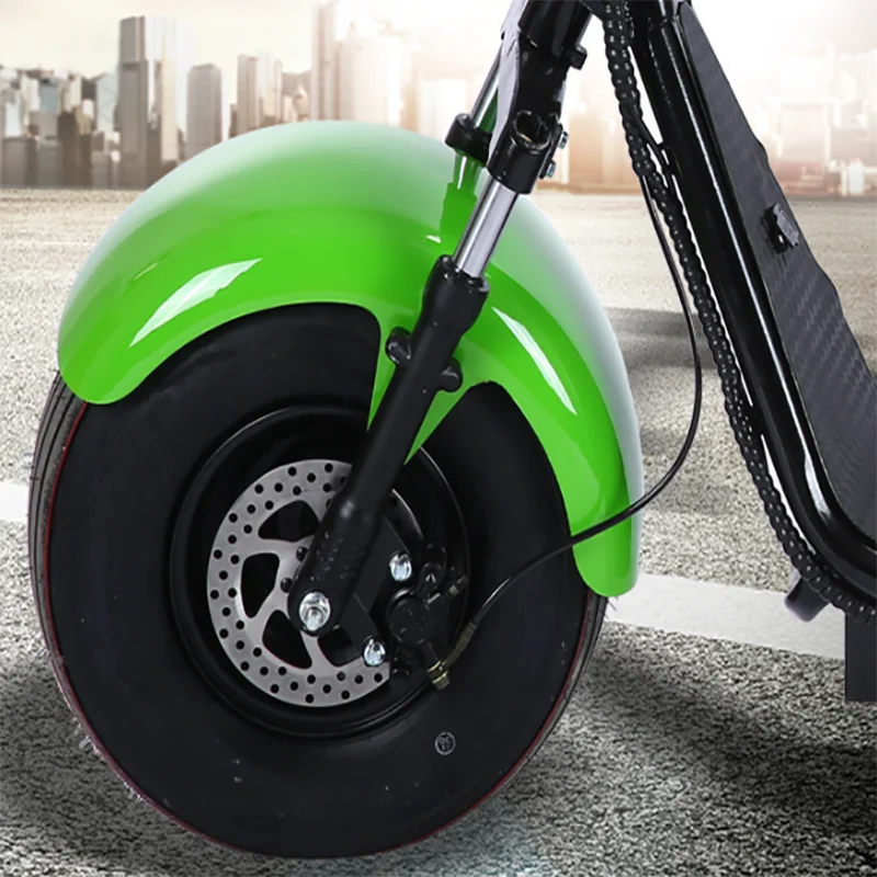 Citycoco LCD LED Headlight Lithium Battery 1500W 60V12A Front And Rear Disc Brakes Hydraulic Shock Absorption Electric Scooter | Спорт и