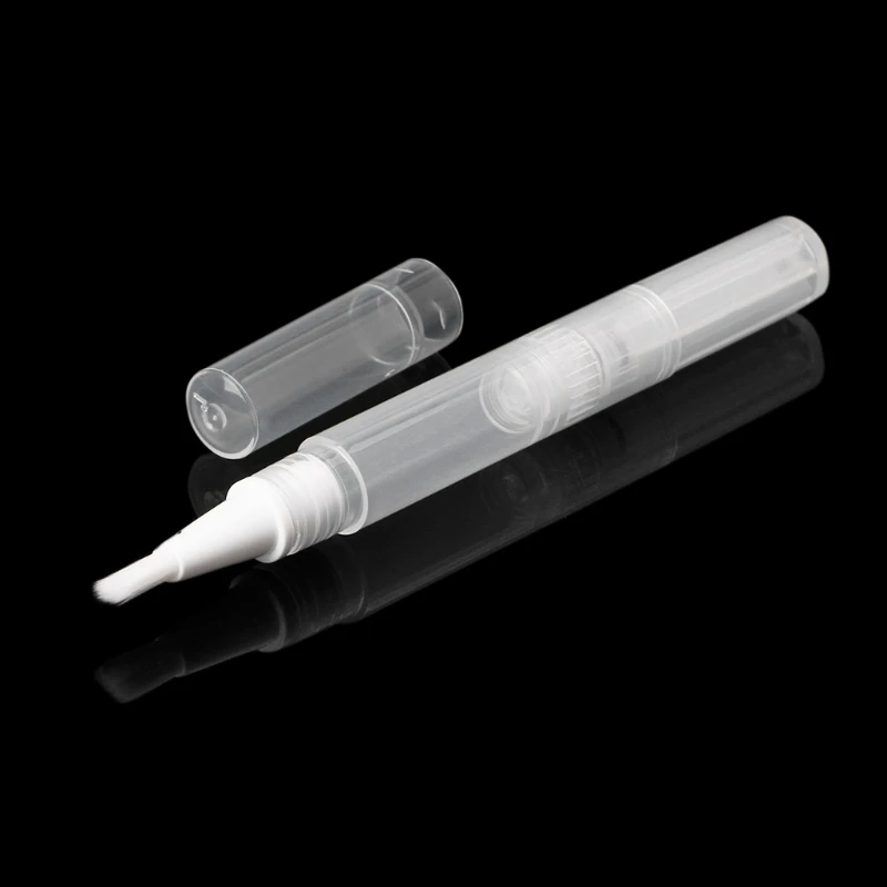 Портативная пустая ручка для маникюра с кисточкой флакон блеска губ