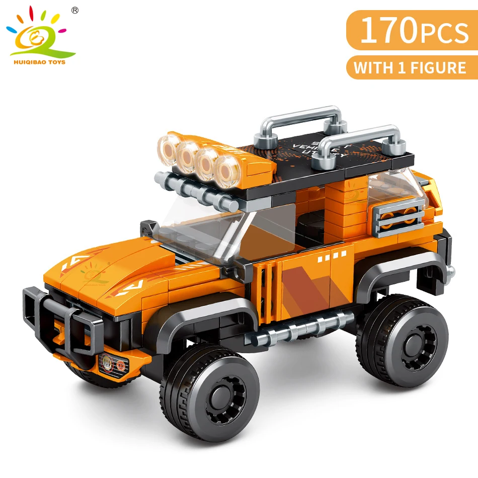 HUIQIBAO 4 шт./компл. город скоростных чемпионов внедорожных гоночных автомобилей