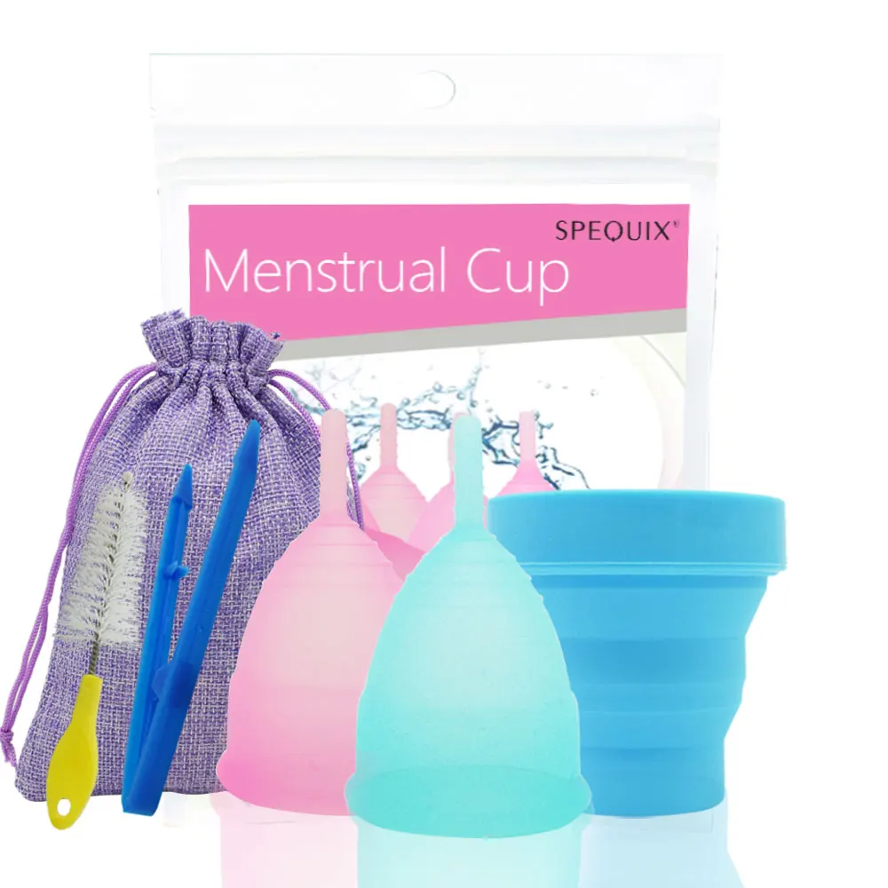 Менструальная чашка медицинский силиконовый удобный мягкий период для