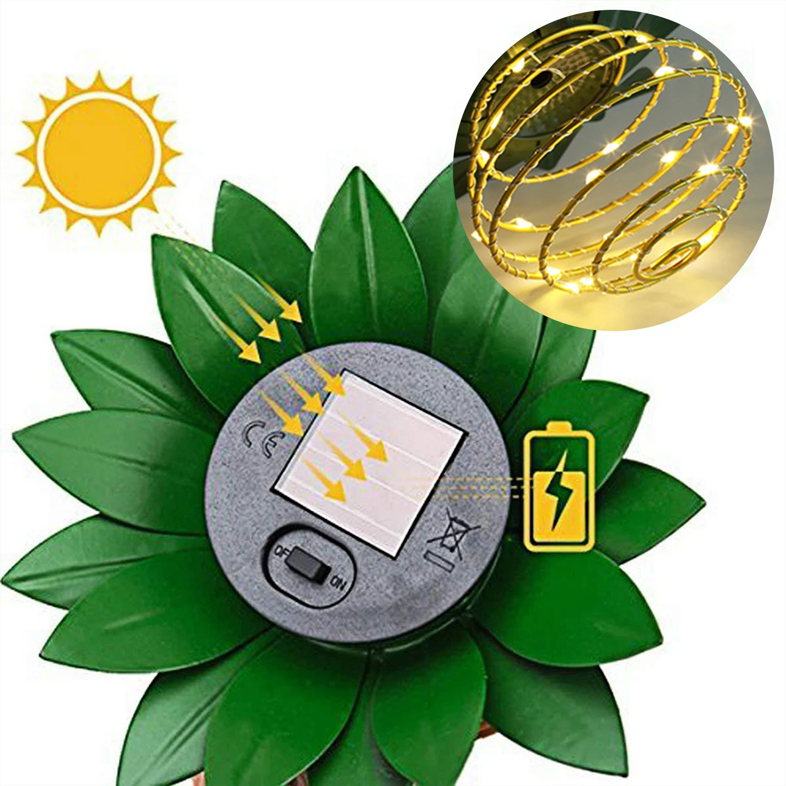 

Solar Pineapple Light 24/30/60 LED Hanging Garden Decorative Landscape Solar Lanterns Wrought Iron Waterproof Lamp