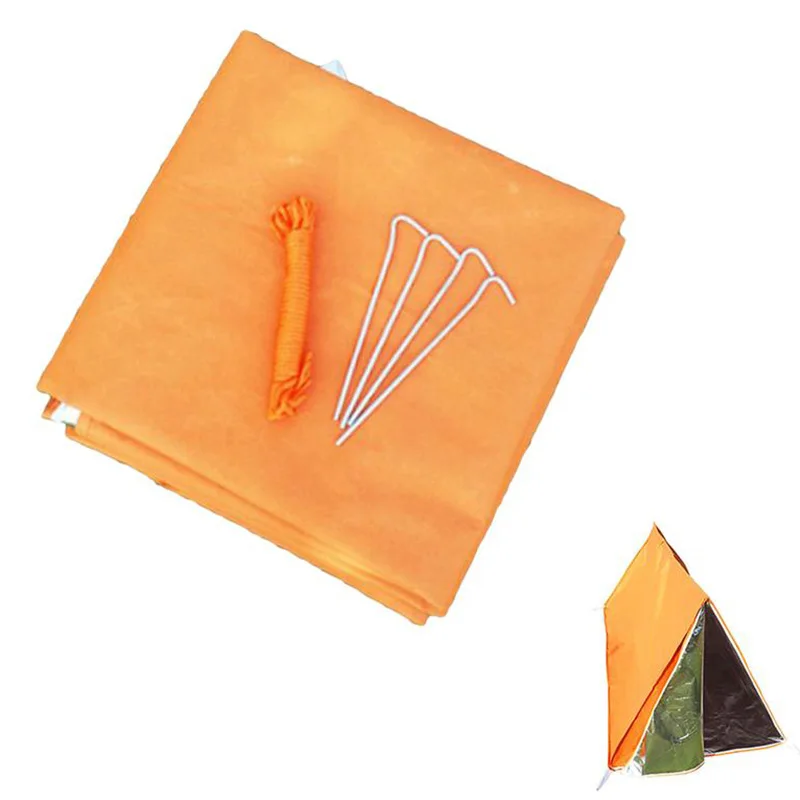 Аварийный трубчатый тент для выживания на открытом воздухе прочный велоспорта