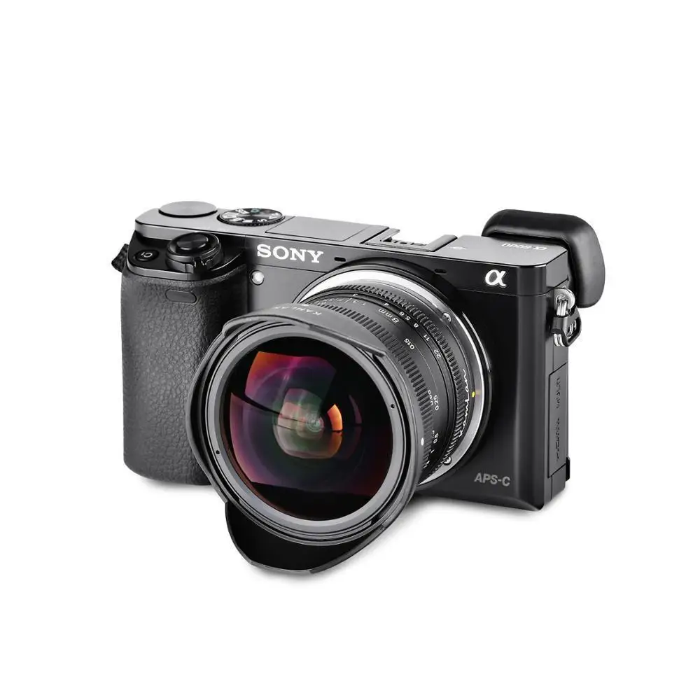 

KamLan 8MM F3.0 APS-C Manual Wide Angle Fisheye Lens for DSLR Camera DSLR Camera Fisheye Lens Wide Angle Fisheye Lens
