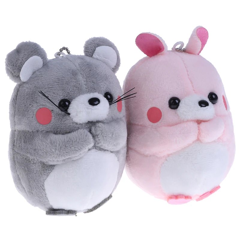 

1pc Lovely Plush Toy Soft Stuffed Cartoon Animal Dog/Rabbit/Marmot/Bear Keychain Bag Pendant Doll Kid Christmas Gift