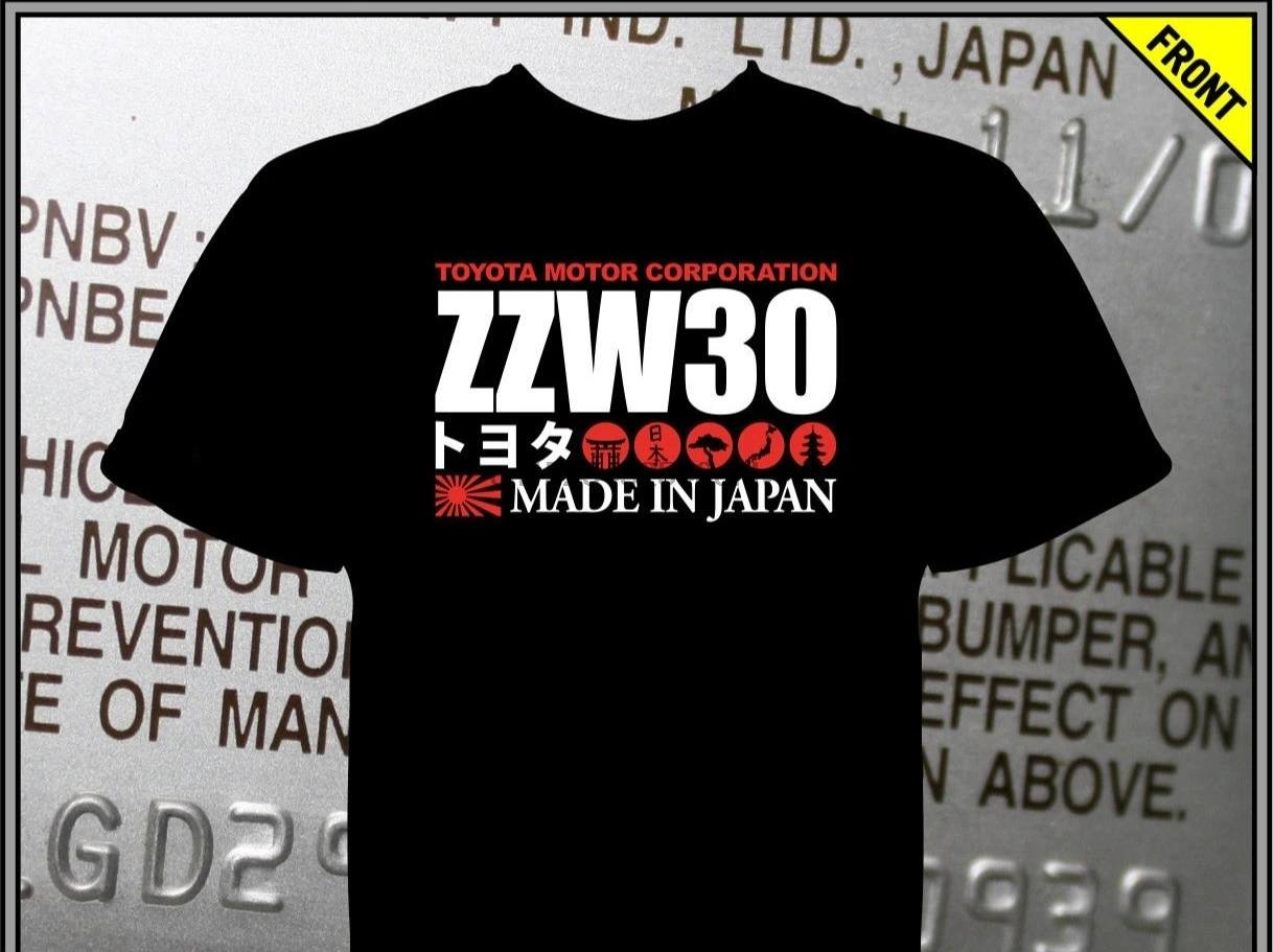 

T-shirt Toyota Zzw30 Mr2 Mr-s 1zz-fe Classic Japanese Cars Toyota Cars Series Casual T Shirt