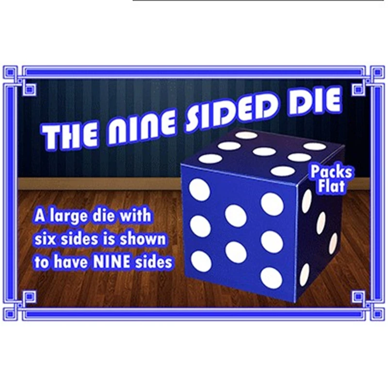 

The Nine Sided Dice Magic Tricks Stage Close Up Props Gimmick Illusion Comedy Large Die have Nine Sides Magic