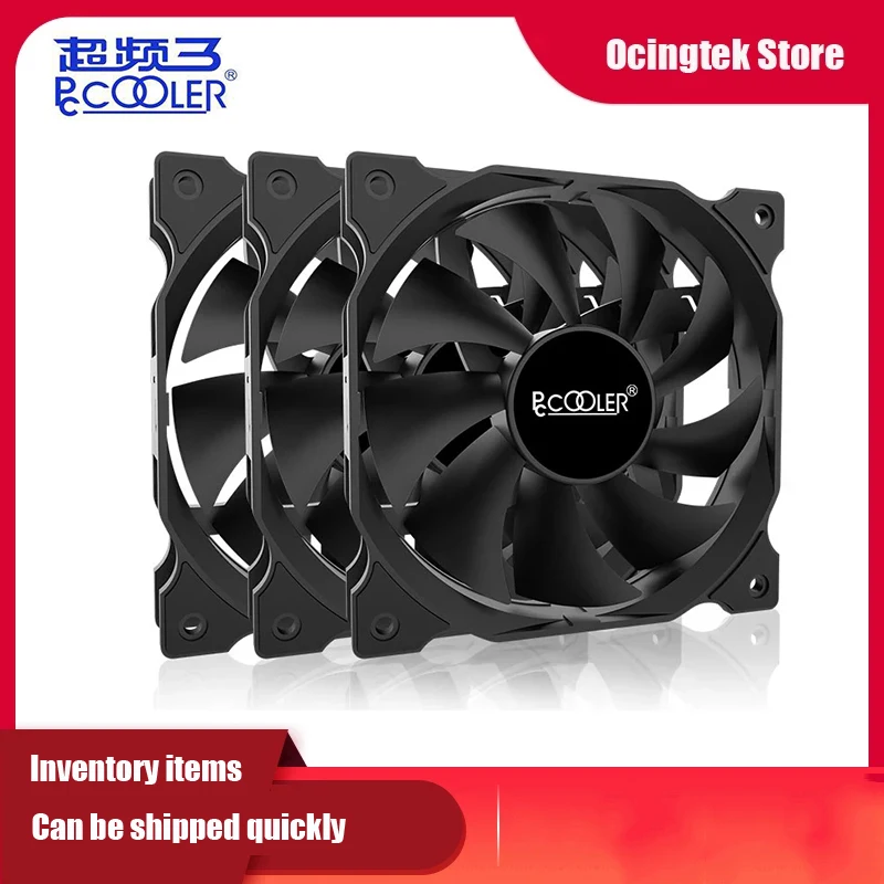 

PCCOOLER DN-120 3 in 1 KIT 12Cm Case Silent Fan 3Pin & IDE 4pin Molex Interface Suitable For Chassis And Water Cooling Fan