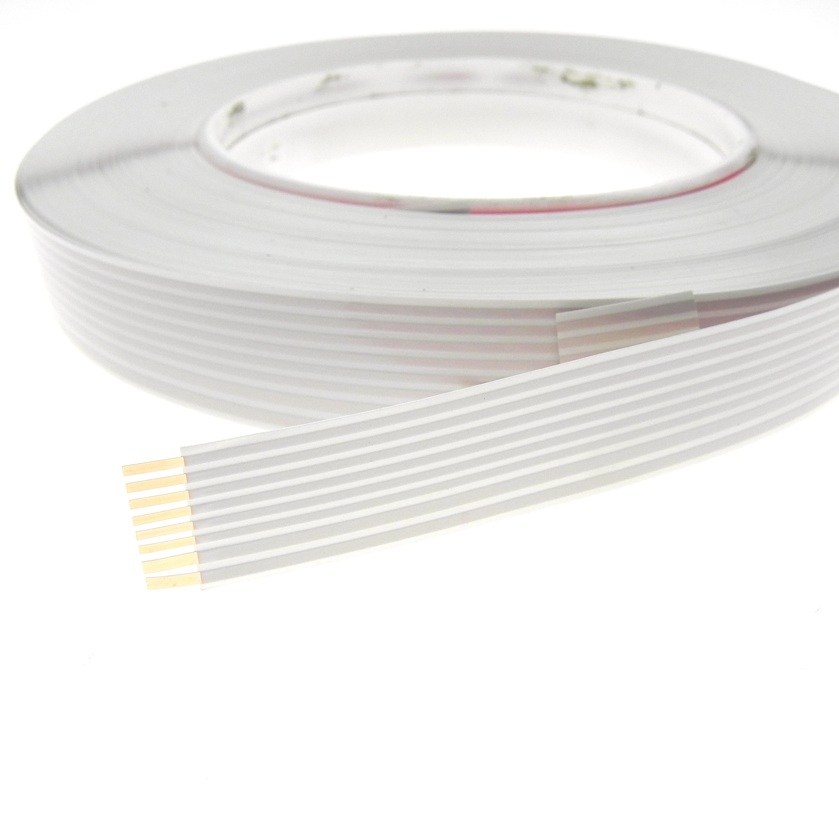 

(50M/Lot) 8pin 1.72mm 2.15mm 2.55mm pitch 17mm width airbag ffc cable