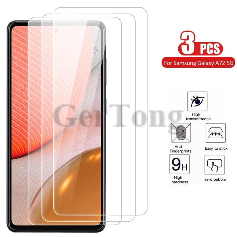 

3PCS Glass for Samsung Galaxy A32 4G 5G Tempered Glass for Samsung A02S A12 A42 A52 A72 5G A 12 42 52 A71 A51 Screen Protector