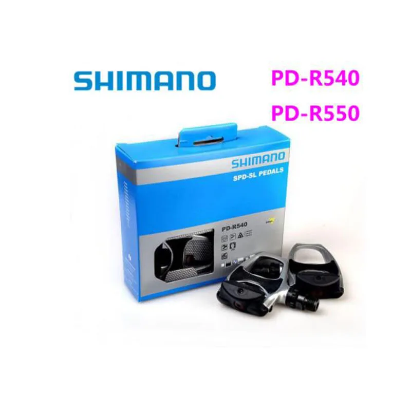 Shimano PD R540 R550 велосипедный шоссейный педали для мотоцикла самозапирающийся SPD PD-R540