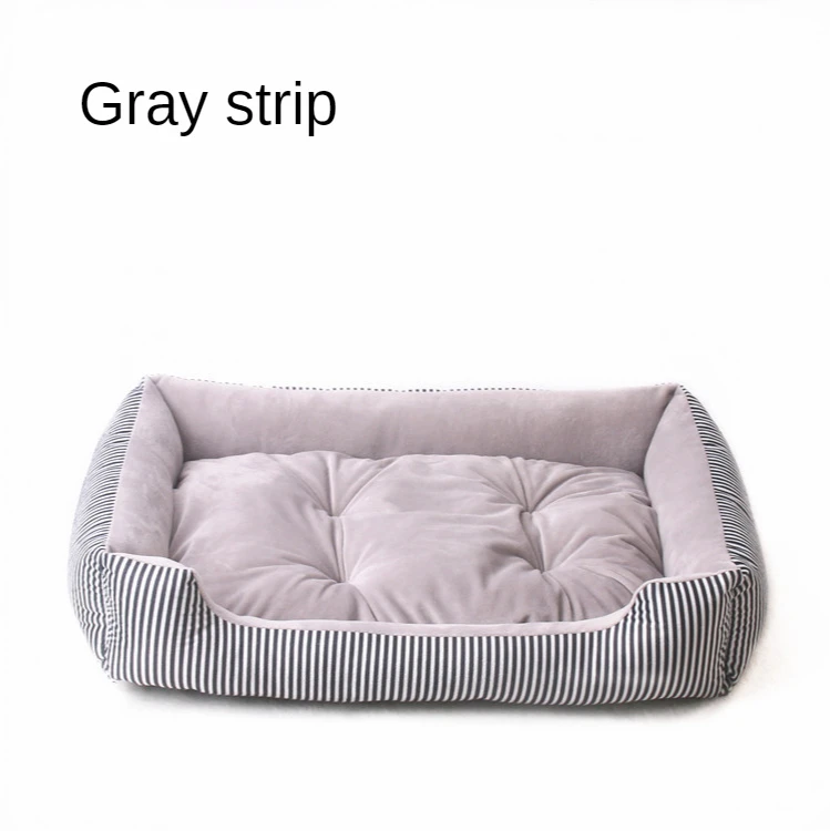 

Pet Bed for Small Medium Dog and Cat Plush Rectangle Nest Puppy Sleeping Bag Cushion