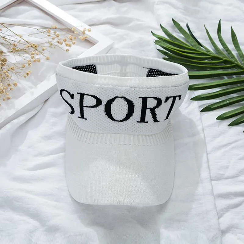 Outdoor Soft Brim Sun Visor Running Cap Summer Anti UV Sport Hiking Tennis Beach Empty Top Hat Headscarf Headband Women Men | Аксессуары