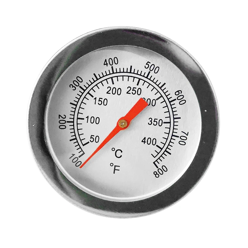

1PC Stainless Steel Oven Thermometer 50-400 Temperature BBQ Barbecue Grill Wood Smoker Thermometer