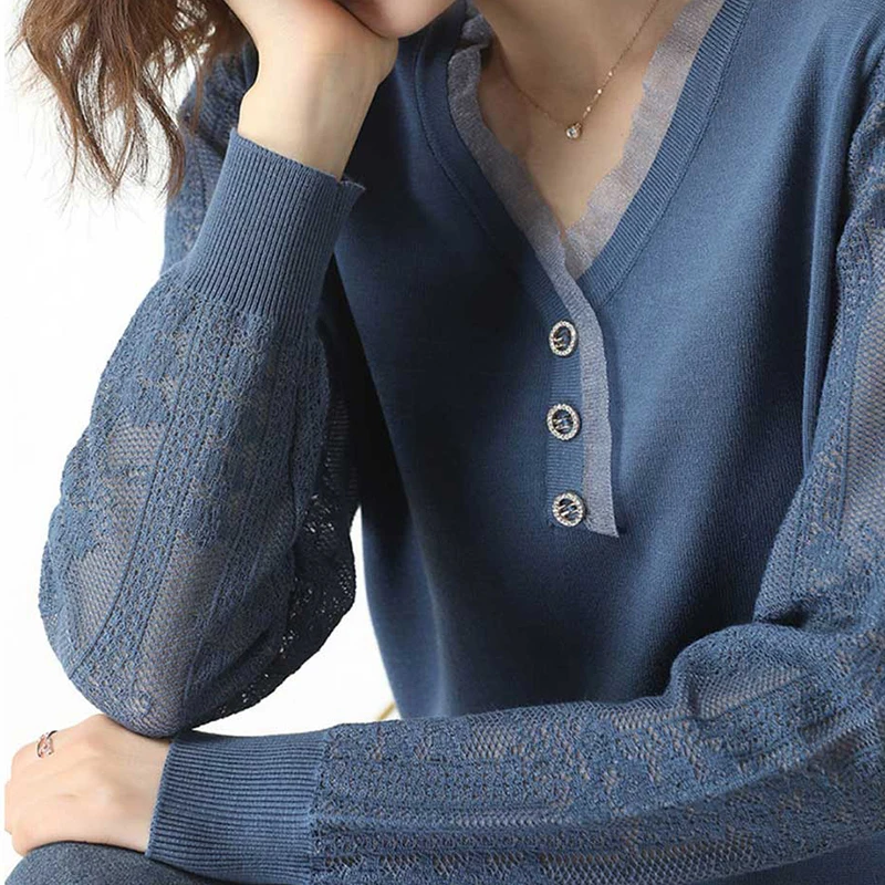 

BETHQUENOY 2020 V-Neck Sweaters Women Clothes Fashion Sweater Damski Hiver Vrouw Frau Pullover Jersey Mujer Invierno 2020 Winter