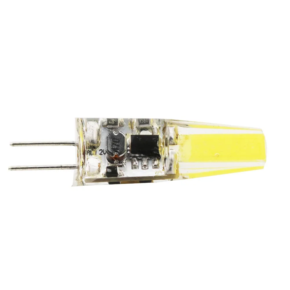 Светодиодная лампа G4 диммируемая SMD COB AC DC 12V 3W 6 W свечи заменить 20W 30W 40W галогенные