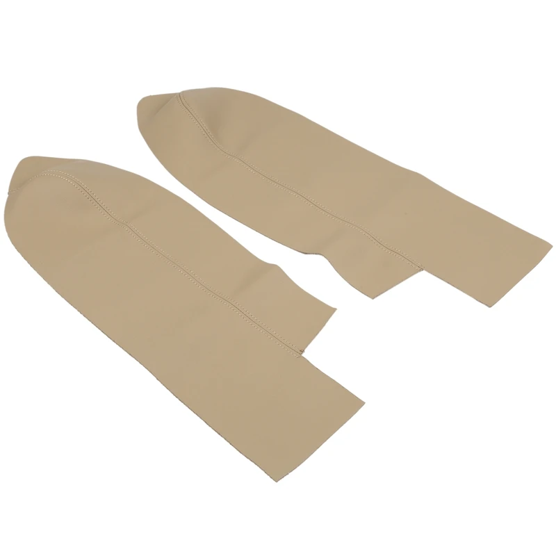 Пара автомобильных кожаных панелей передней двери подлокотник Крышка для Honda CRV