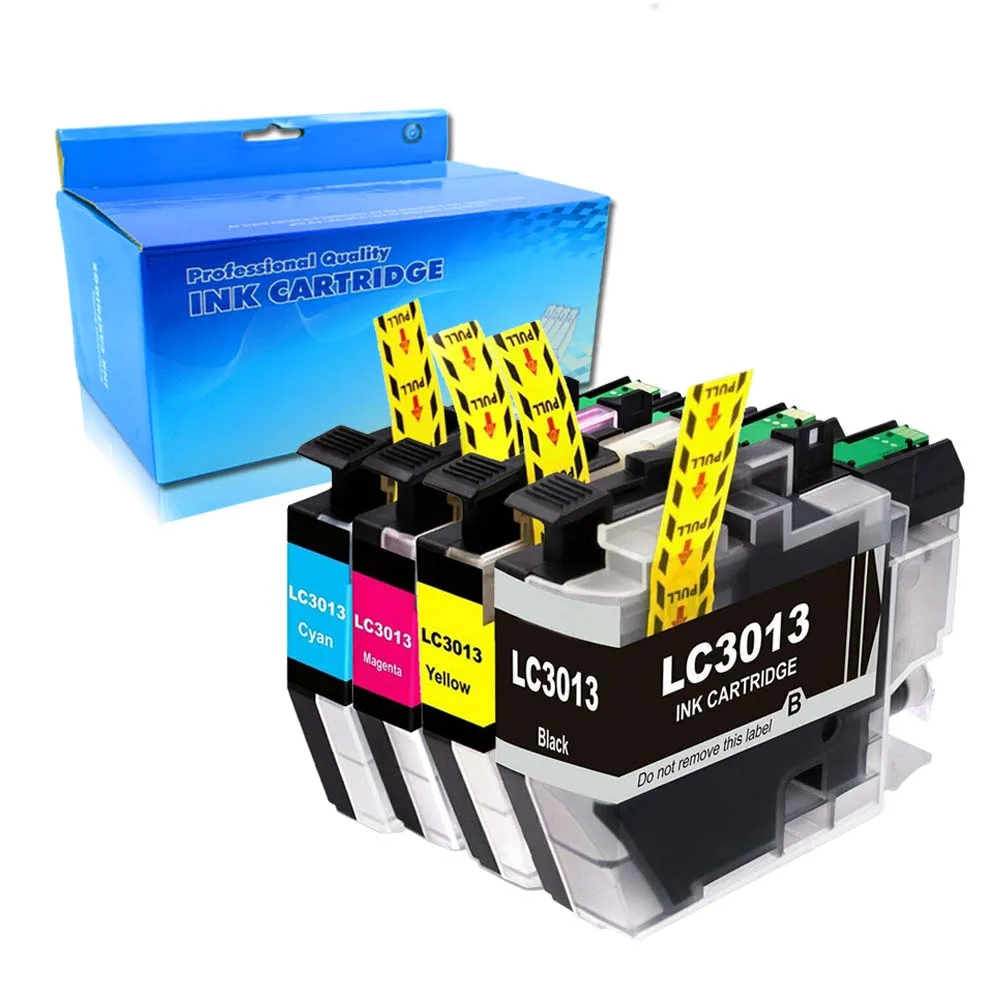 

4PK Compatible for LC3013 Colors Ink Cartridge With Brother MFCJ491DW/J497DW/J690DW/J895DW