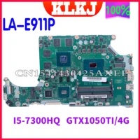 for acer an515 51 a715 71g laptop motherboard la e911p motherboard upgrade i5 7300hq gtx1050ti 4g tested 100 workcompatibility