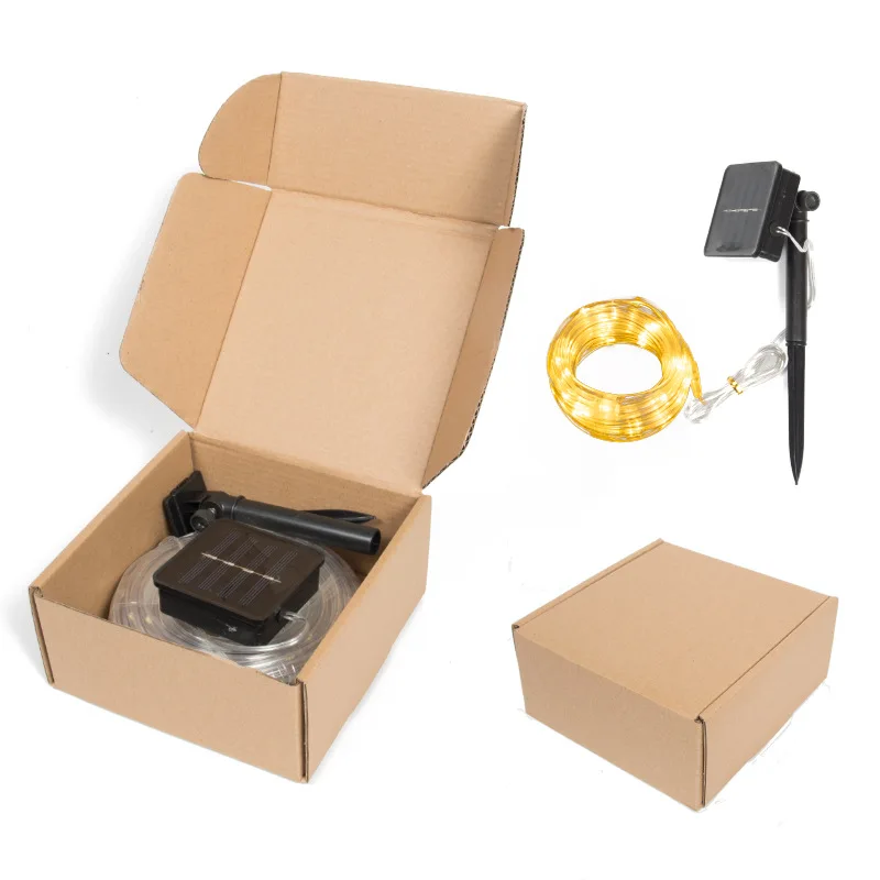 

Solar tube lights for garden decoration fence light christmas lights outdoor solar garden lights xmas lighting solar rope light