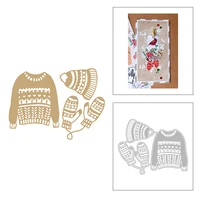 2020 new christmas baby sweater gloves hat metal cutting dies for diy clothes embossing decoration greeting card scrapbooking