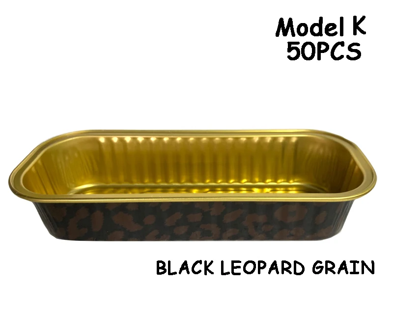 Model K Коробка для торта с пластиковой крышкой, поднос для выпечки, одноразовая коробка, коробка для выпечки Tinfoil, прямоугольная герметичная коробка для пищевых продуктов, коробка для Мусса для пищевых продуктов - Цвет: Model K